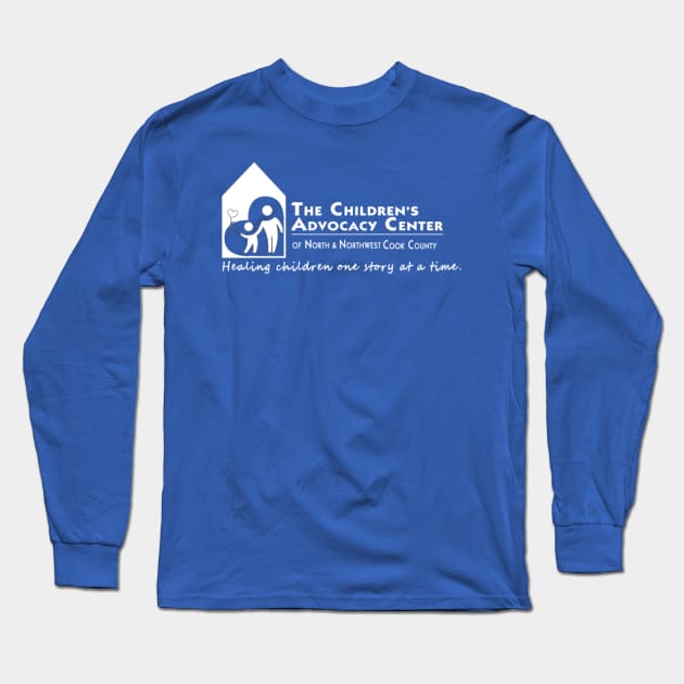 CAC logo (white) Long Sleeve T-Shirt by Children's Advocacy Center